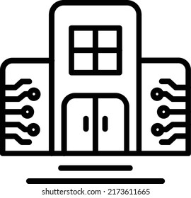 Company Line Icon Vector Design