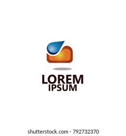 COMPANY LOGO 3D, Modern abstract design vector element for identity, logotype or icon. 
