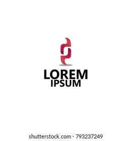 COMPANY LOGO 3D, Modern abstract design vector element for identity, logotype or icon. 