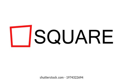 Company logo abstract square shape