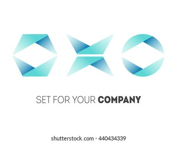 Company logo. Abstract water drop logo. Design element.