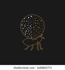 company logo or brand product ant world star