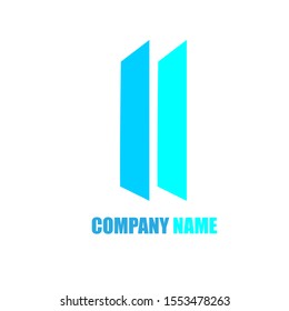 Company Logo. Building companies, property companies, and other companies. The color used on the logo is the basic color. vector with Adobe Illustrator
