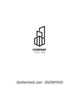 company logo or business monogram geometry is suitable for the fields of technology, fashion, construction, consultant, agency, entertainment, media, law, environment, jewelry, travel, hotel.