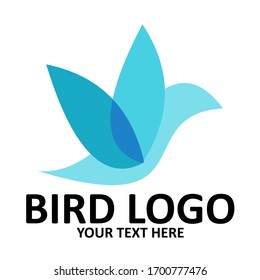 company logo or business logo in the shape of a bird. Creative logo designs with beautiful shapes