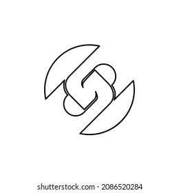 logotipo de la empresa, concepto de logotipo, ilustración vectorial