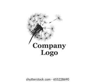 Company Logo with dandelion