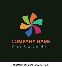 Company Logo design, Logo branding printable file.