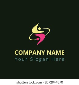 Company Logo design, Logo branding printable file.