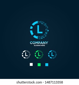 Company Logo Design initial icon vector