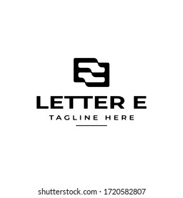 Company Logo Design Modern Professional, Initials of Letter E or EE, Double E Creative Brand