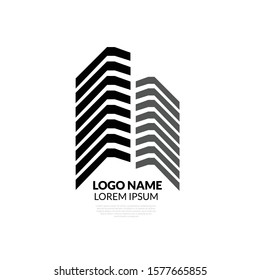 company logo design of office buildings, hotels and apartments