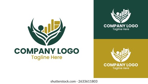 Company Logo Design Outdoor Adventure Logo with Mountains and Nature Elements