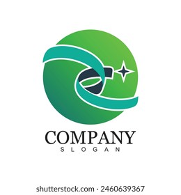 Company logo design simple concept Premium Vector