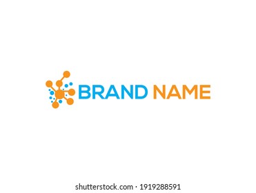 IT company logo design template
