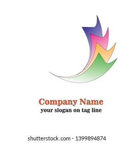 company logo design white background vector 