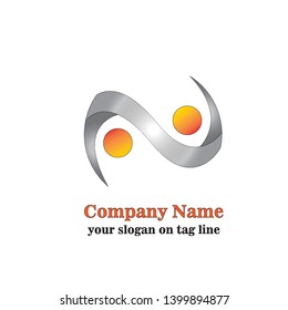 company logo design white background vector 