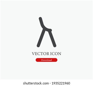 Company logo. Editable stroke. Symbol in Line Art Style for Design, Presentation, Website or Apps Elements, Logo. Pixel vector graphics - Vector