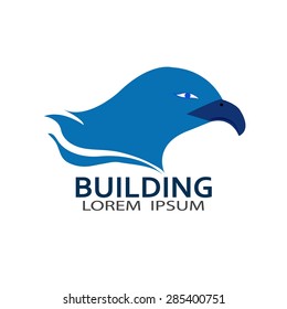 Company logo - a falcon