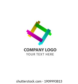 Company Logo Flat Vector Template Design Illustration