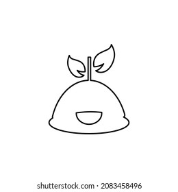 company logo in the form of cherries, vector illustration
