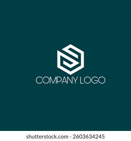 company logo geometric shape vector symbol