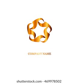 Company logo gold