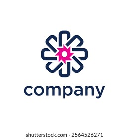 company logo icon element template vector graphic art design in a modern style