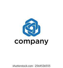 company logo icon element template vector art square geometric shape polygonal