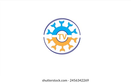 ICONO DEL LOGOTIPO DE LA COMPAÑÍA VECTOR CON FONDO