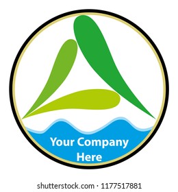 Company Logo Initialized with "A"