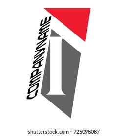 Company logo of the letter i combination of a triangle and quadrangle