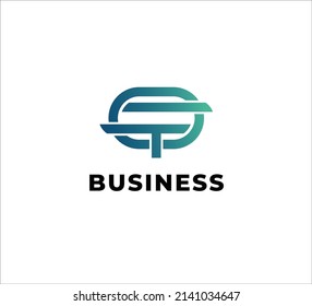 company logo with letter T and Letter O. abstract shape. suitable for any company.vector logo