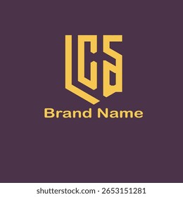 Logotipo da empresa LGS, Logotipo da marca.