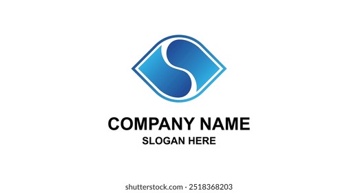 Logotipo de la compañía con un concepto moderno, Vector