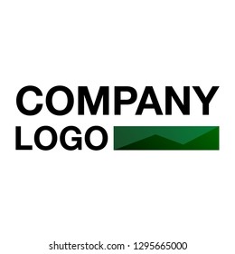 Company logo with mountain line