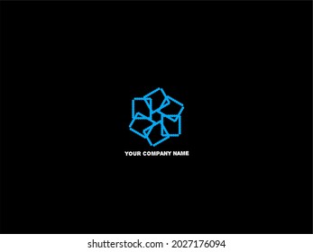 company logo name design template vector