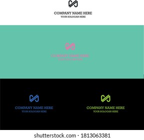Company Logo -Company name with text logo template