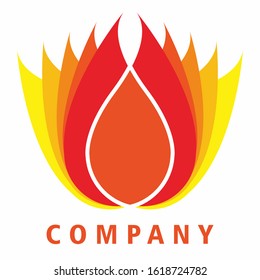 company logo premium vector. colorfull