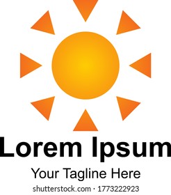 company logo in the shape of a circle and triangle