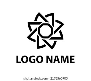 logotipo de la empresa en forma de único e icónico