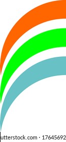 company logo with a simple shape. creative logo design.