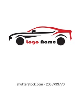 company logo or sports car on a white background