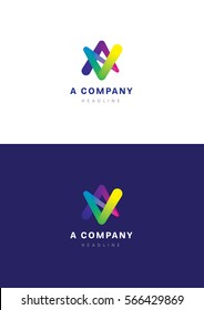 Una plantilla de logotipo de empresa.