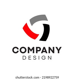 Company logo template, modern business style