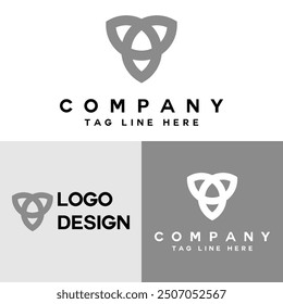 company logo template vector icon illustration