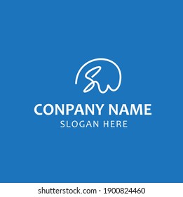 company logo templates outline with color
