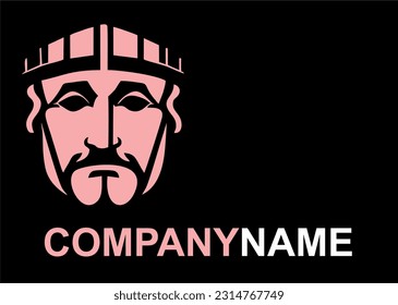 Logo de la empresa - arte vectorial inspirado en el compromiso y la autoridad