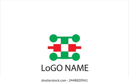 Vector de logotipo de la empresa con fondo