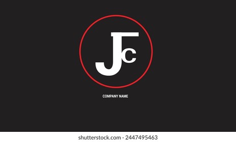 Vector de logotipo de la empresa con fondo negro